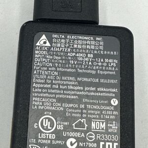 Genuine Delta AC Adapter For Asus ADP-40KD BB Monitor Supply 19V w/PC OEM